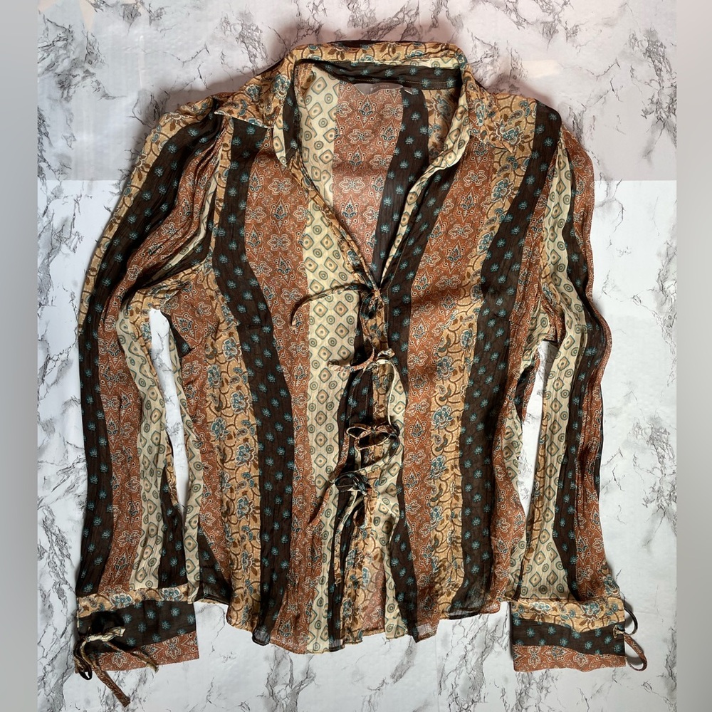 Per Una Size 14 Long Sleeve Blouse